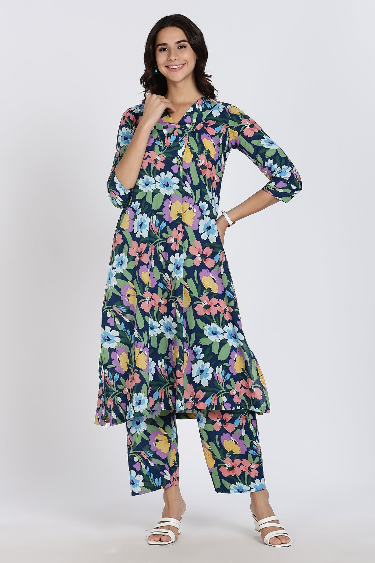 Floral kurta Set