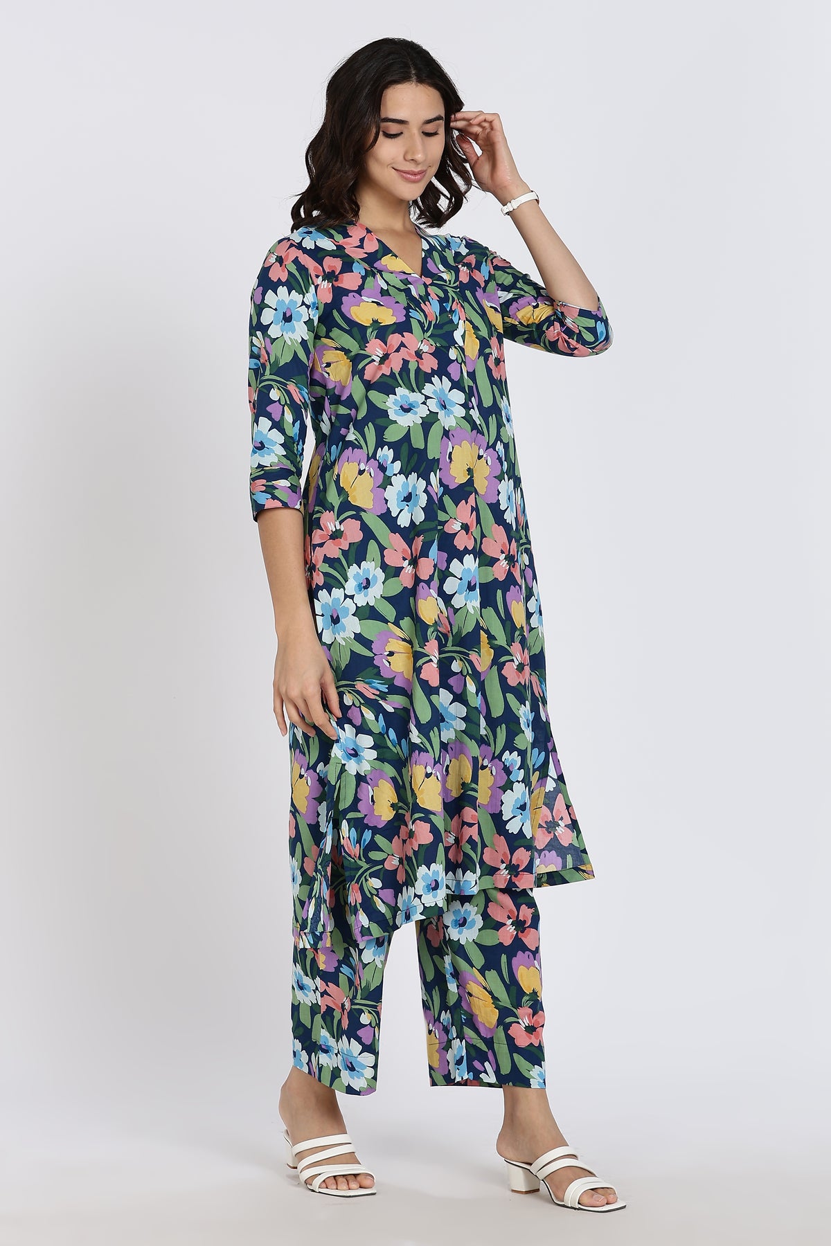 Floral kurta Set