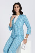 Blazer Set - Sky Blue
