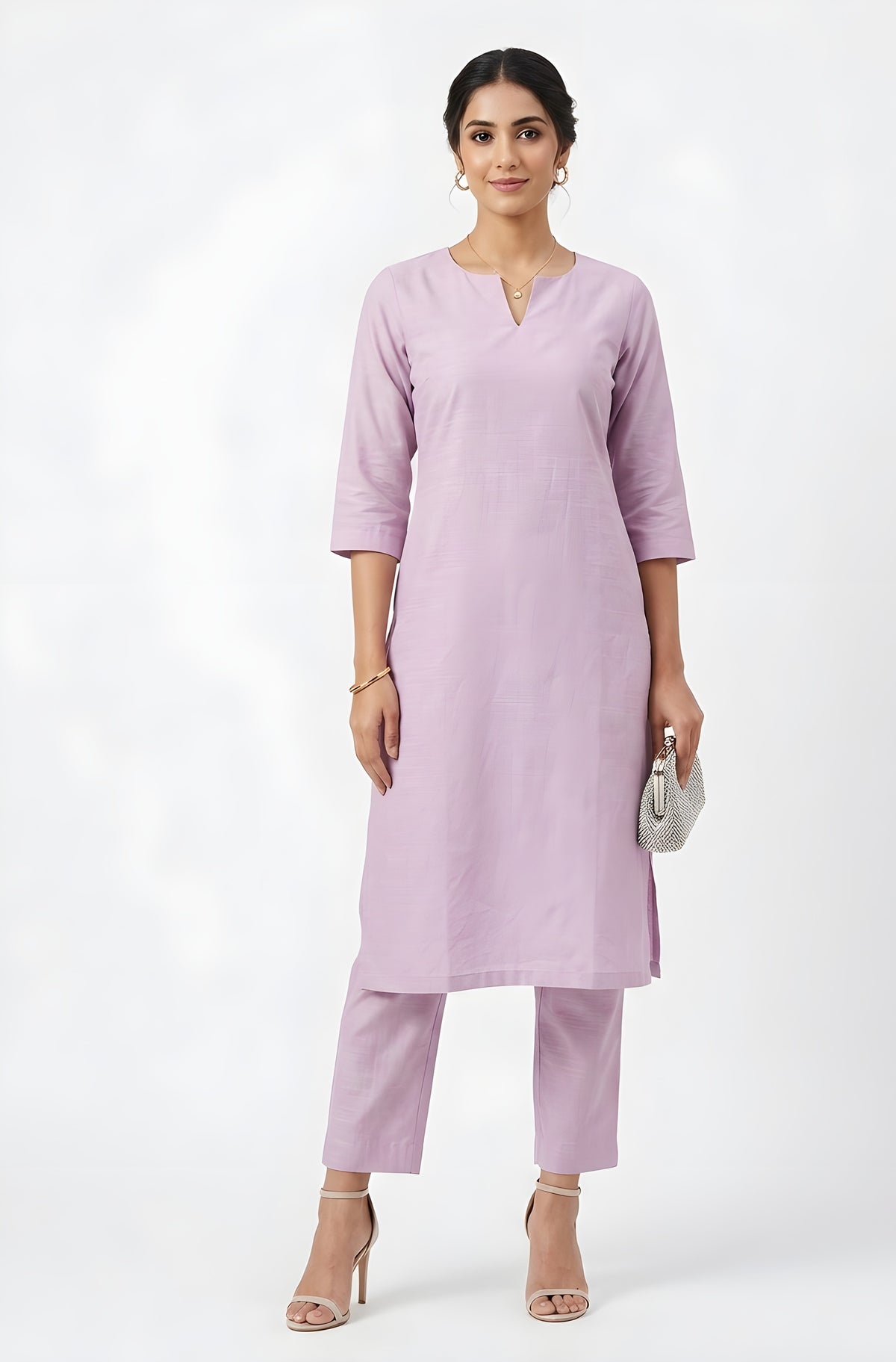 Cotton Silk Set - Lavender