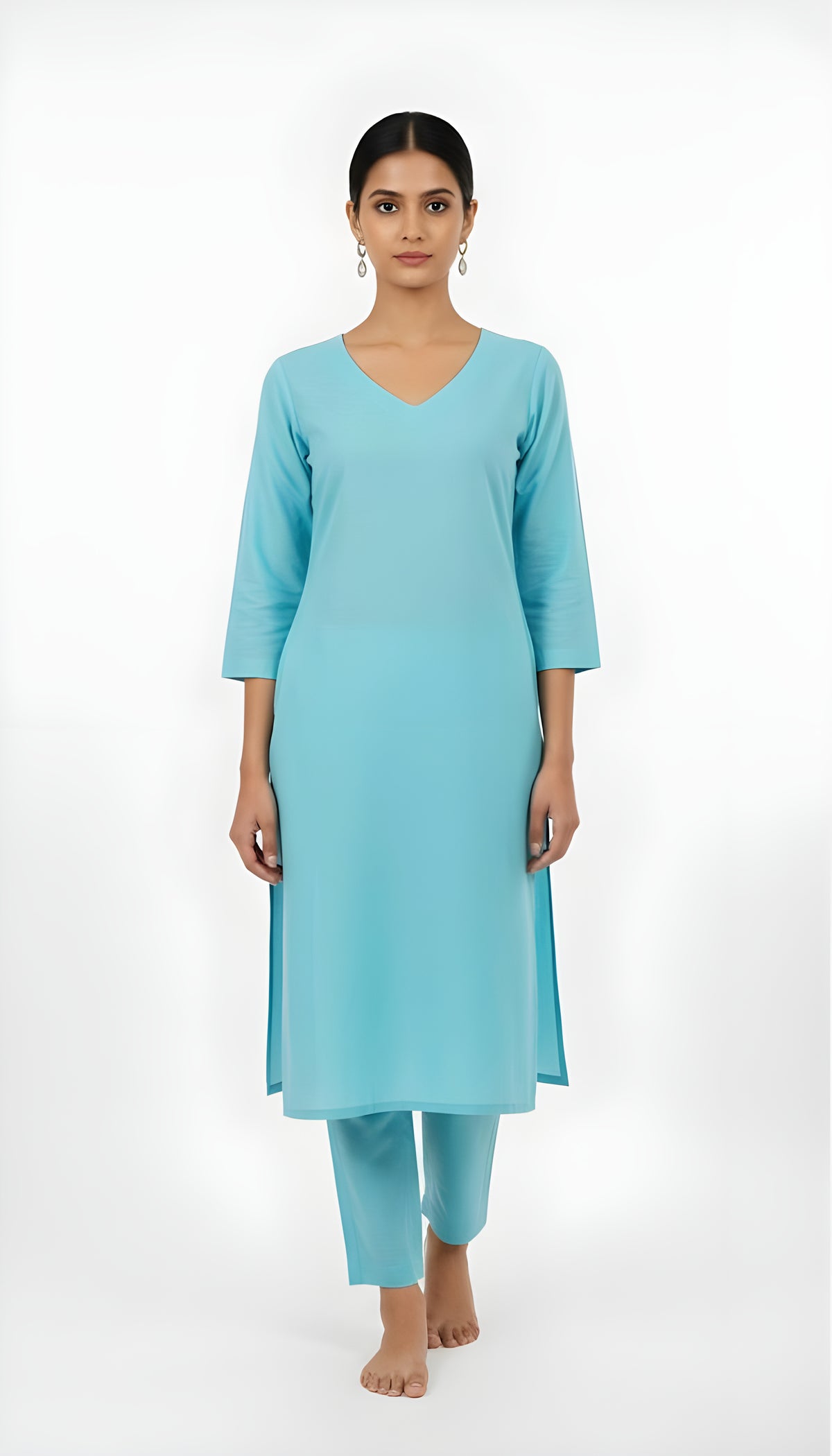 Cotton Silk Set - Sky Blue