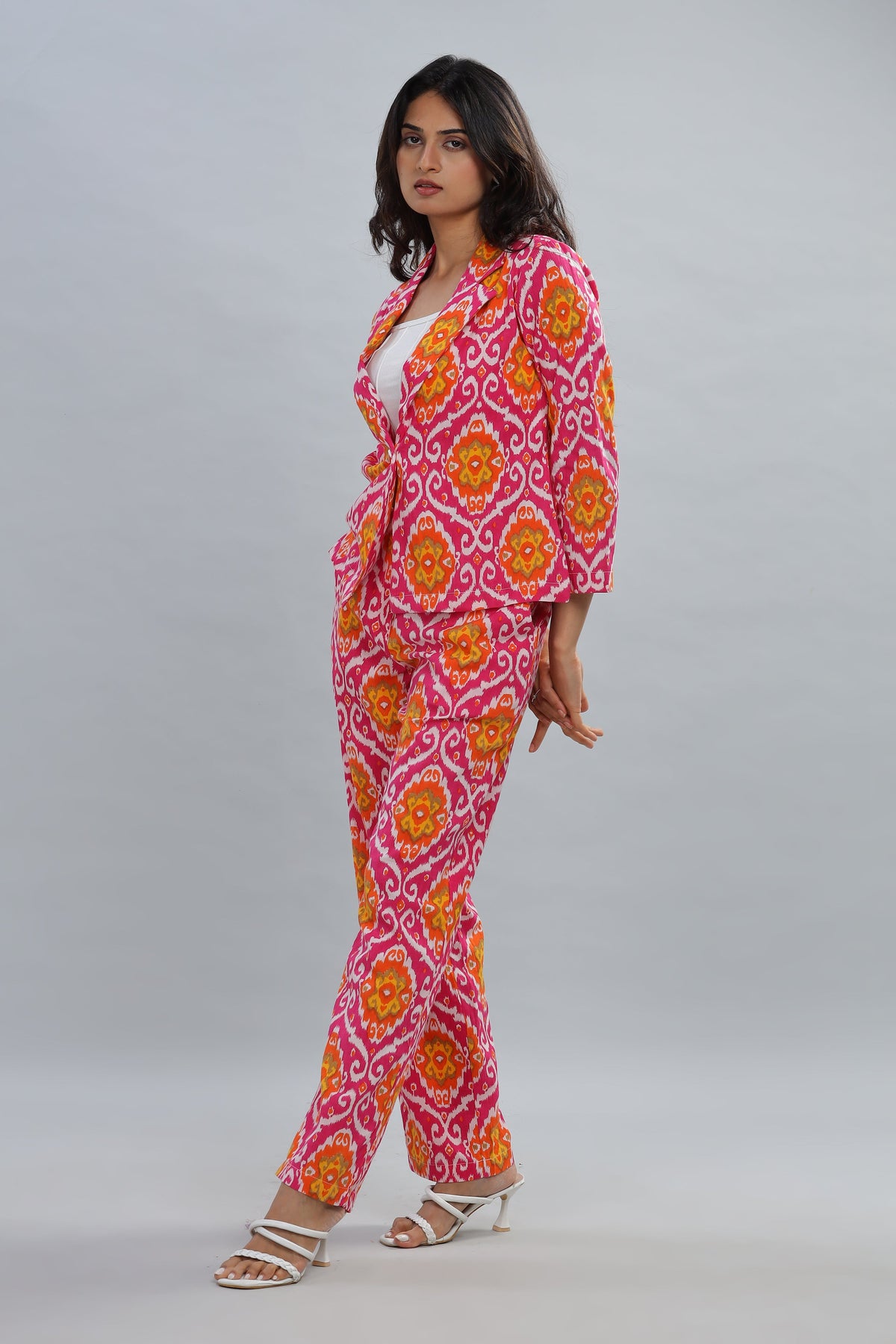 Ikat Blazer Set